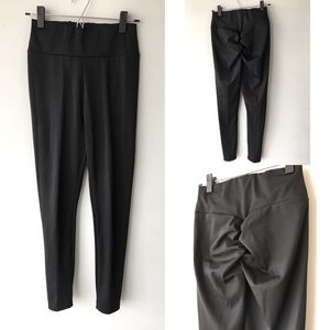 High waist  Black leggings butt up effec